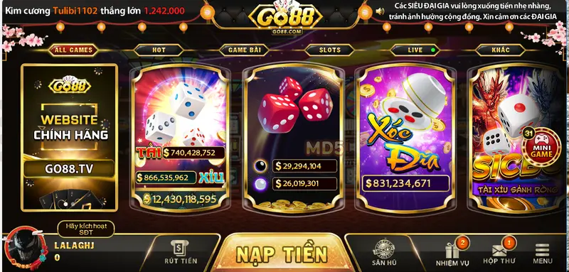 Giới thiệu về Go88 - Những ưu điểm nổi bật của Go88 Club