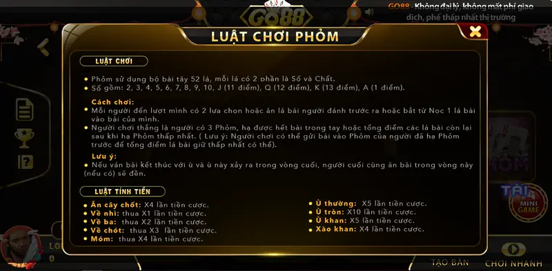 bai phom go88 vip 1 cach-choi-phom-go88