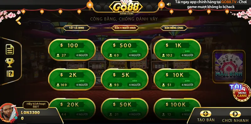 mau binh go88 live 2 cach-xep-bai-mau-binh-Go88